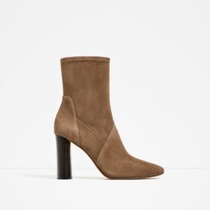 Zara suede boots